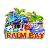 Магнит на холодильник для Палм-Бэй, Флорида, США 179