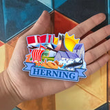 Refrigerator Magnet for Herning Denmark  2081