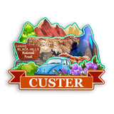 Refrigerator Magnet for Custer South Dakota USA  1146