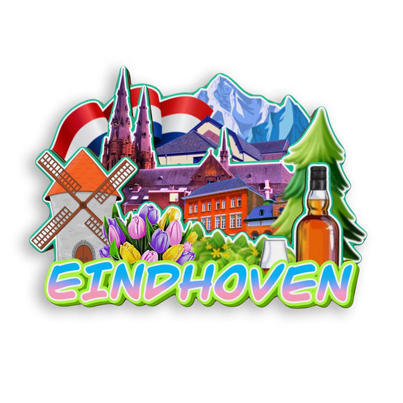 Refrigerator Magnet for Eindhoven Netherlands  1981