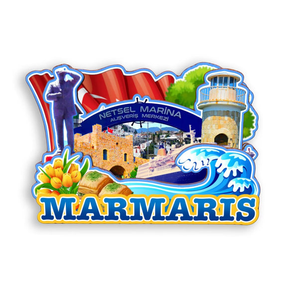 Магнит на холодильник Мармарис, Турция, 1642