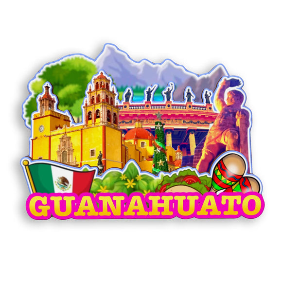 Refrigerator Magnet for Guanahuato Mexico  1844