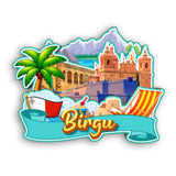 Refrigerator Magnet for Birgu Malta  2312