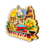Refrigerator Magnet for Leipzig Germany  1192
