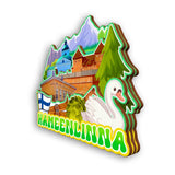 Refrigerator Magnet for Hameenlinna Finland  2352