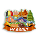 Refrigerator Magnet for Hasselt Belgium  2027