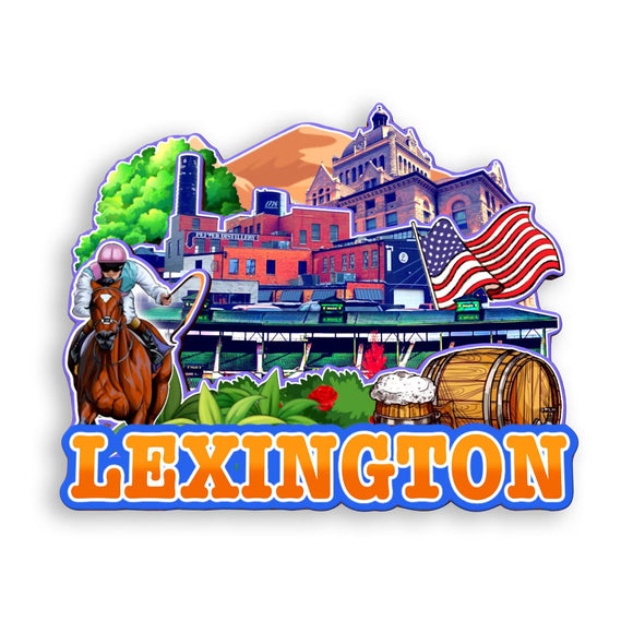 Refrigerator Magnet for Lexington Kentucky USA  956