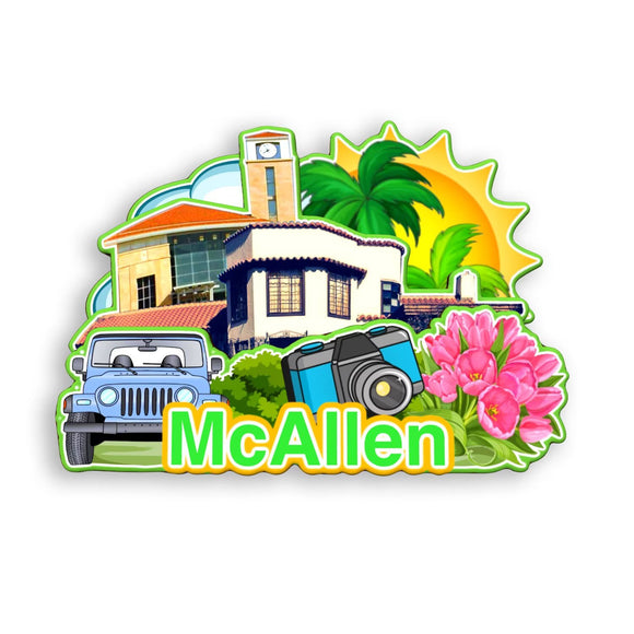 Kühlschrankmagnet für McAllen Texas USA 392