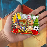 Refrigerator Magnet for Warsaw Poland  2109