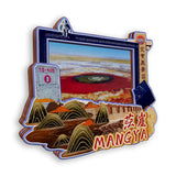 Refrigerator Magnet for Mangya, Qinghai, China  872