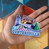 Kühlschrankmagnet für Guntersville Alabama USA 366