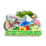 Магнит на холодильник для Санкт-Петербурга, Флорида, США 207