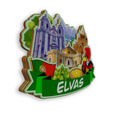 Refrigerator Magnet for Elvas Portugal  1965