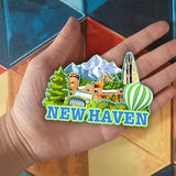Refrigerator Magnet for New Haven Connecticut USA  290