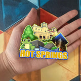 Kühlschrankmagnet für Hot Springs Arkansas USA 336