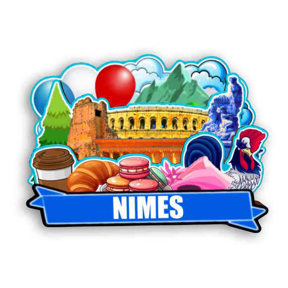 Refrigerator Magnet for Nimes France  2580