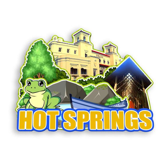 Refrigerator Magnet for Hot Springs Arkansas USA  336