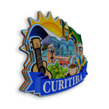 Refrigerator Magnet for Curitiba Brazil  1913
