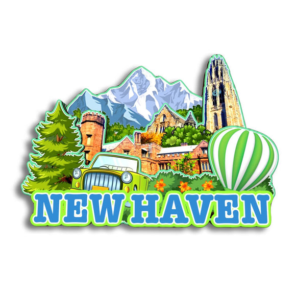 Refrigerator Magnet for New Haven Connecticut USA  290