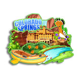 Kühlschrankmagnet für Colorado Springs Colorado USA 273