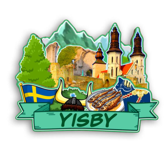 Refrigerator Magnet for Yisby Sweden  2174