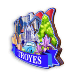 Refrigerator Magnet for Troyes France  1361