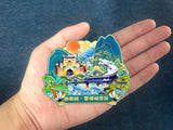 Refrigerator Magnet for Baidicheng and Qutang Gorge Scenic Area, Chongqing, China  11