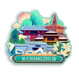 Kühlschrankmagnet für Changzhi, Shanxi, China 654