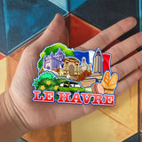 Refrigerator Magnet for Le Havre France  1370
