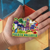 Refrigerator Magnet for Puerto Vallarta Mexico  1801