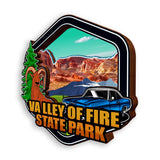 Магнит на холодильник для государственного парка «Долина Огня», Невада, США, 1045