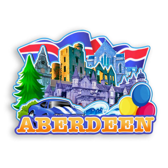 Refrigerator Magnet for Aberdeen UK  1471
