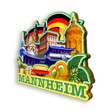 Kühlschrankmagnet für Mannheim Deutschland 1200