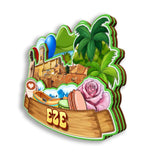 Refrigerator Magnet for Eze France  2609