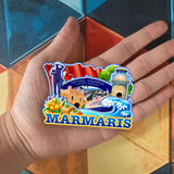 Магнит на холодильник Мармарис, Турция, 1642