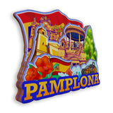 Refrigerator Magnet for Pamplona Spain  1582