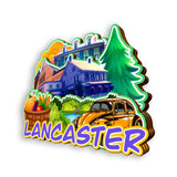 Refrigerator Magnet for Lancaster Pennsylvania USA  1120