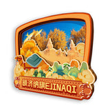 Refrigerator Magnet for Ejin Banner, Inner Mongolia, China  854
