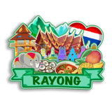 Kühlschrankmagnet für Rayong Thailand 2799