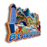 Refrigerator Magnet for Biarrizt France  2616