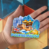 Kühlschrankmagnet für Bournemouth UK 1490