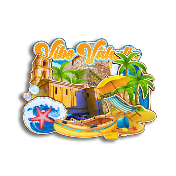 Refrigerator Magnet for Vibo Valentia Calabria Italy  98