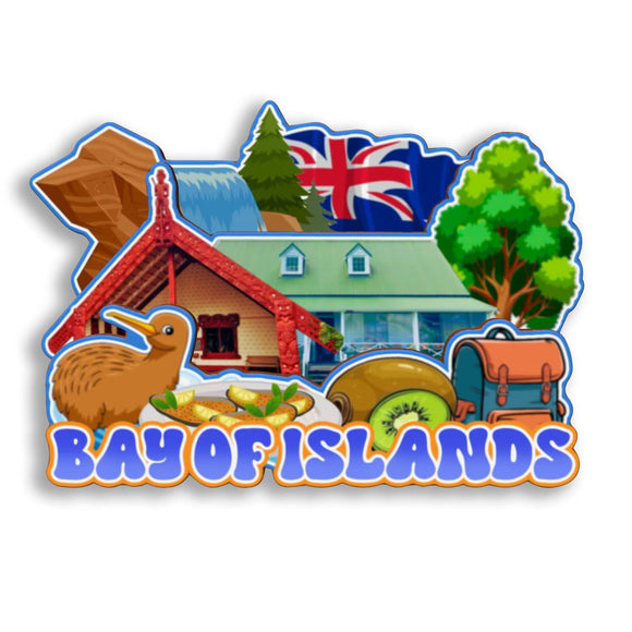 Refrigerator Magnet for Bay Of Island New Zealand  2750