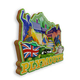 Refrigerator Magnet for Plymouth UK  1488
