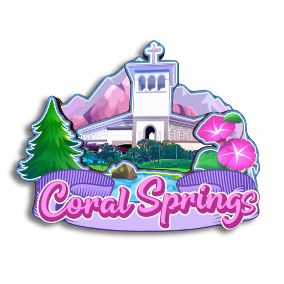 Kühlschrankmagnet für Coral Springs Florida USA 189