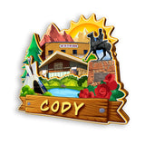 Refrigerator Magnet for Cody Wyoming USA  926