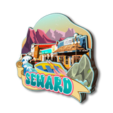 Kühlschrankmagnet für Seward Alaska USA 162