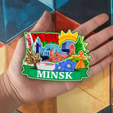 Refrigerator Magnet for Minsk Belarus  2466
