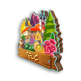 Refrigerator Magnet for Telc Czech  2101