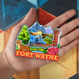 Refrigerator Magnet for Fort Wayne Indiana USA  936